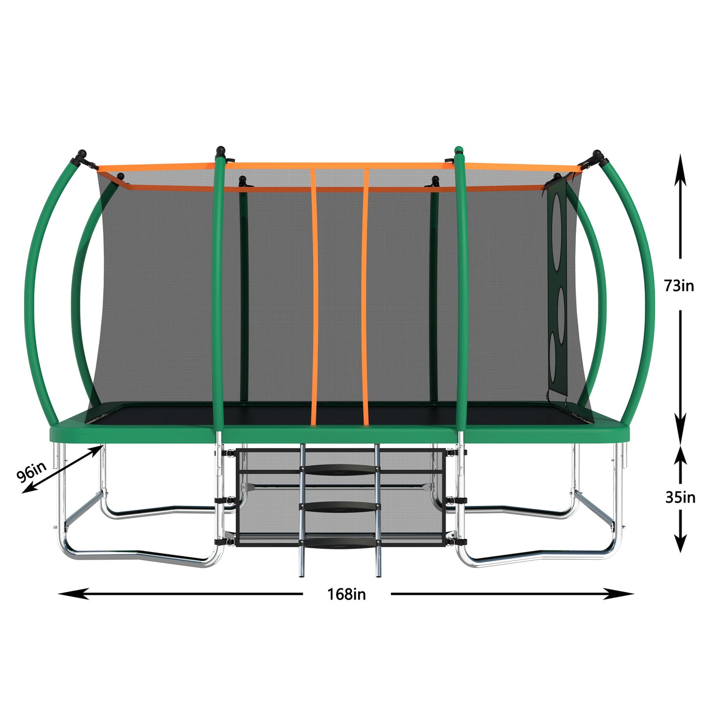 Family Fun Rectangular Trampoline