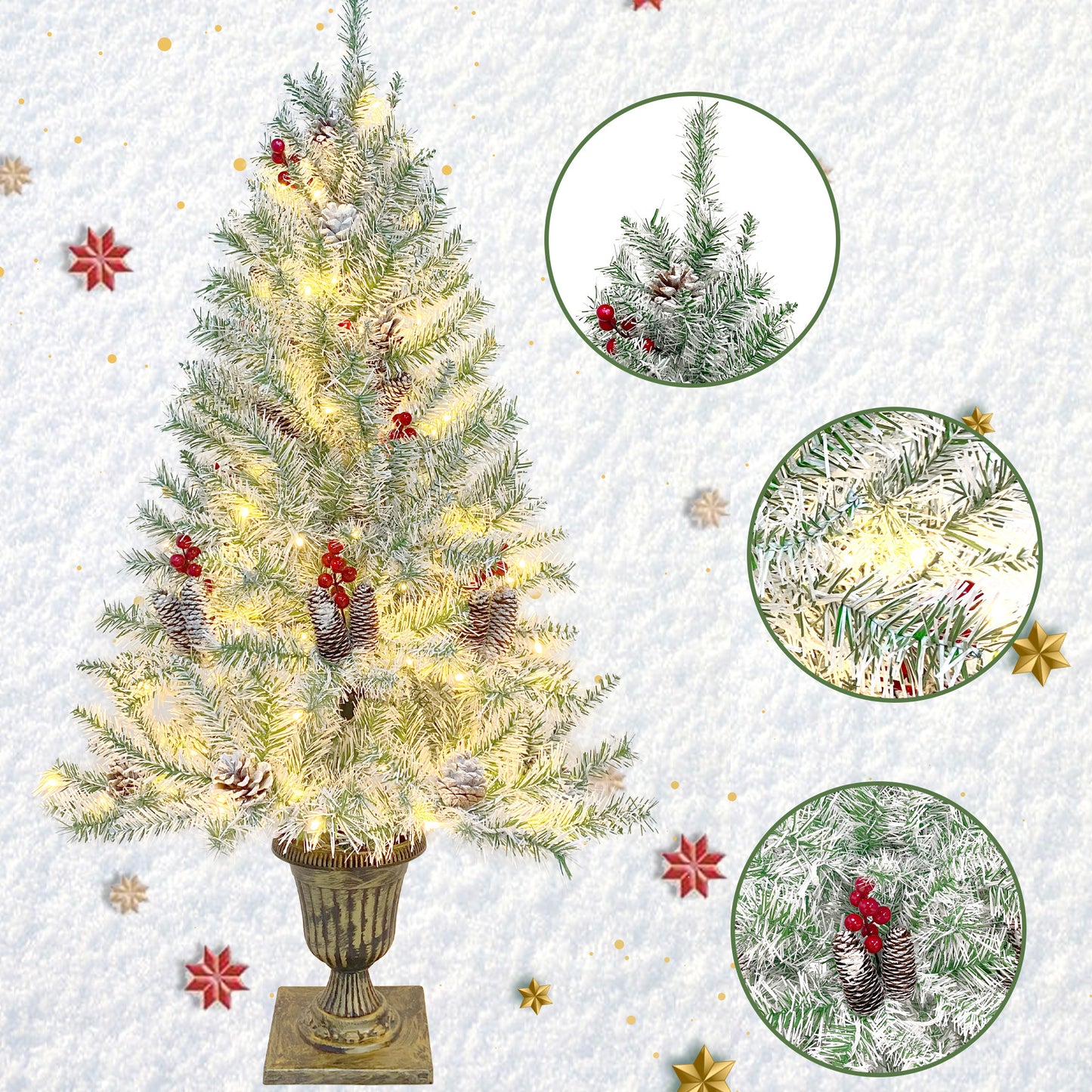 Festive Glow Holiday Tree Set