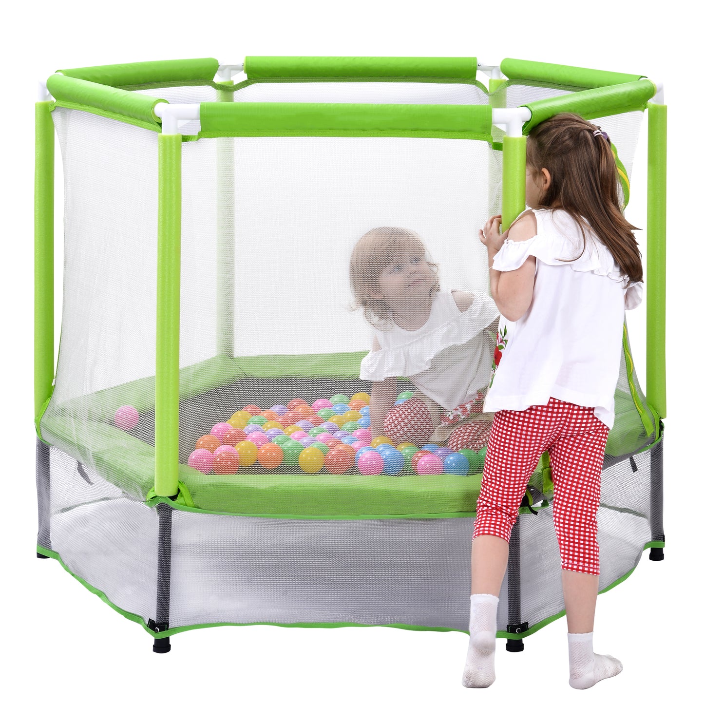 Bouncy Fun Trampoline for Kids - Safe Indoor/Outdoor Play!