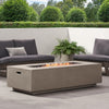 Cozy Rectangle MGO Fire Pit Table