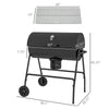 Outsunny Charcoal BBQ Grill - Perfect for Backyard Cookouts!