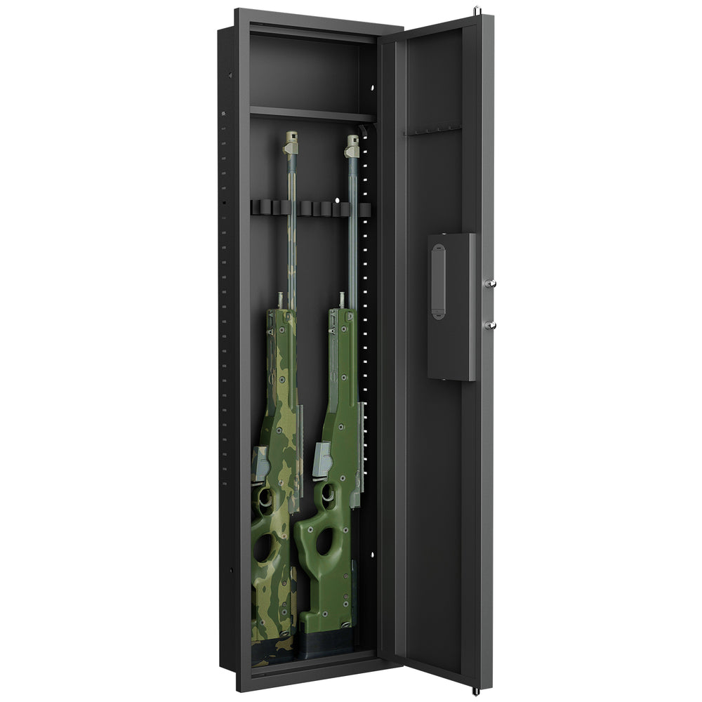 SecureWall Hidden Safe: Smart Touch Gun Storage