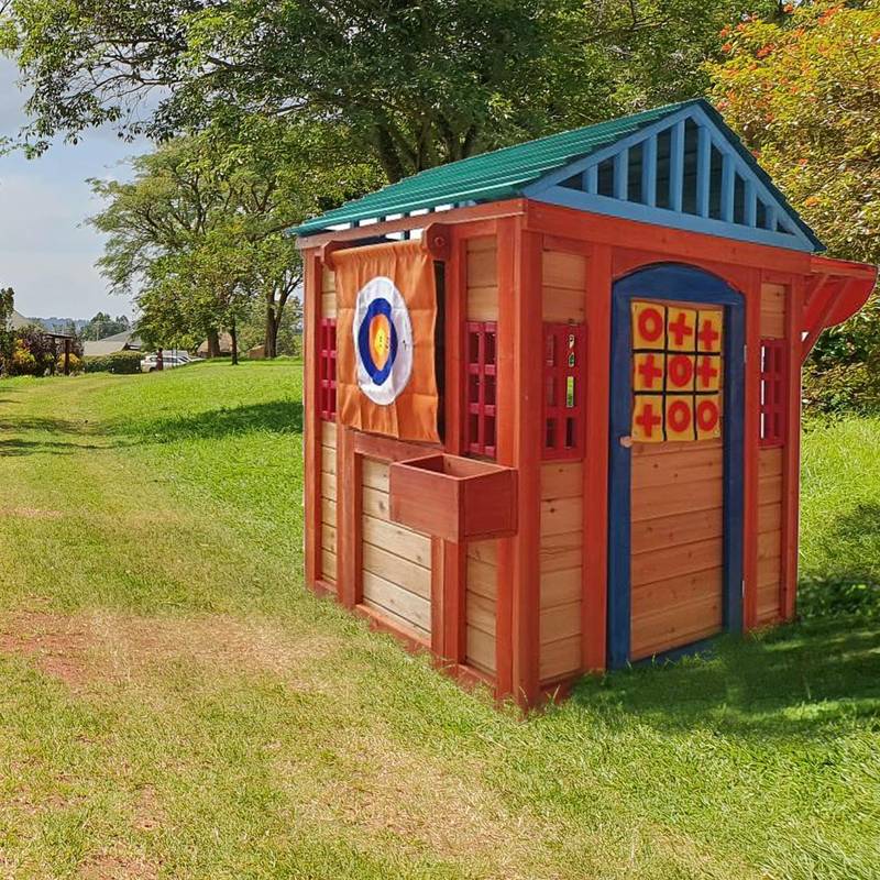 Eco-Friendly Outdoor Playhouse: The Ultimate Game Hub for Kids