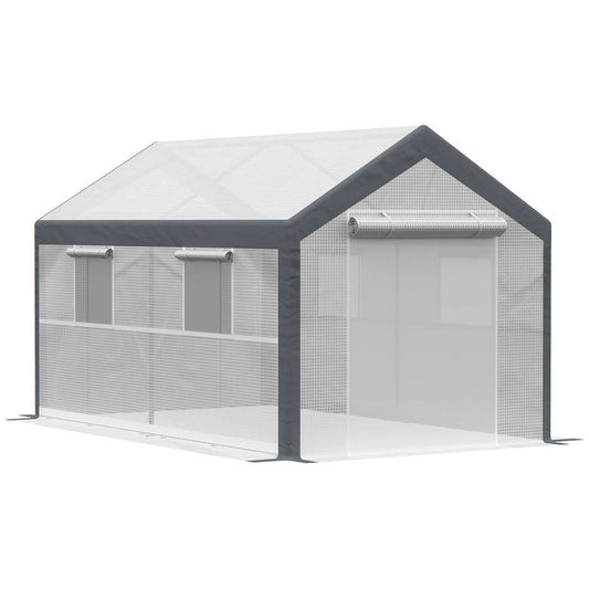 SunnyGrow Walk-In Greenhouse - Your Outdoor Plant Paradise