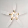 Breezy White Ceiling Fan with Remote