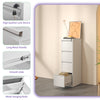 Secure Steel File Cabinet with 4 Drawers