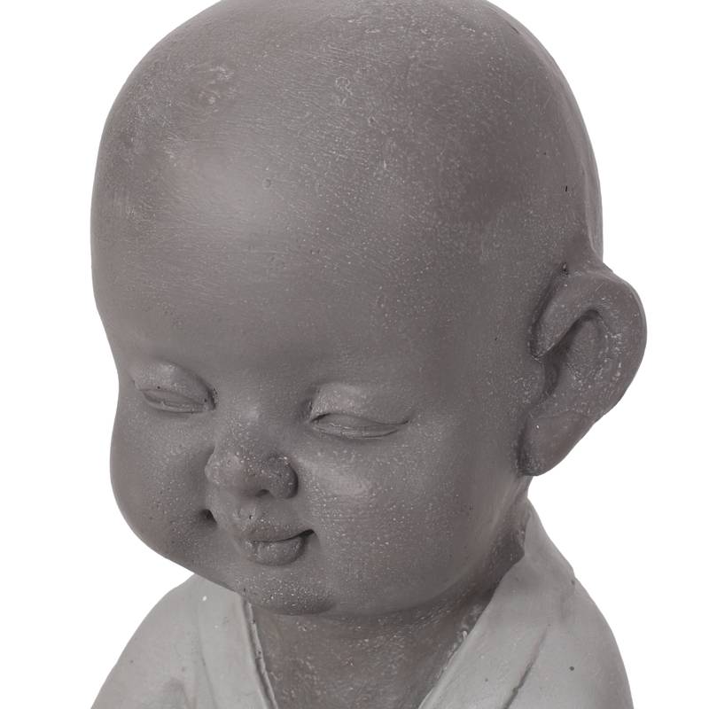 Serene Outdoor Monk Sculpture