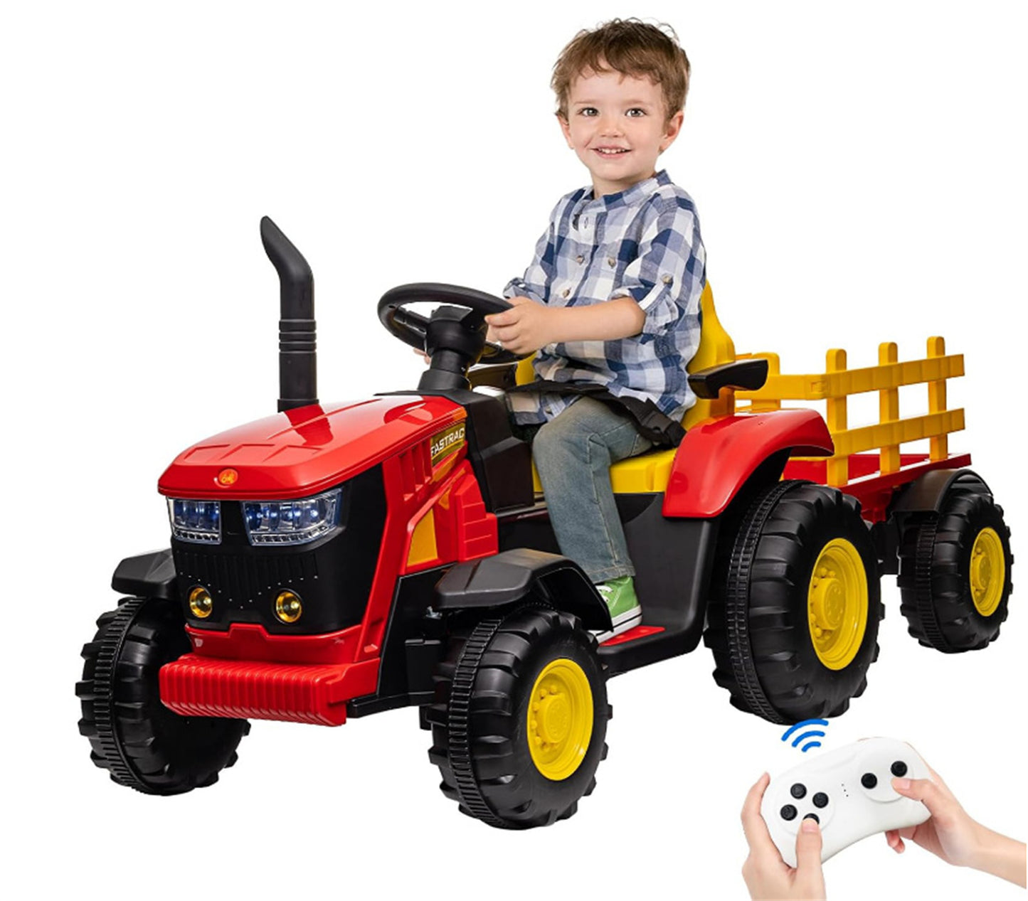 Ultimate Kid’s Ride-On Tractor with Remote, Music & Lights!