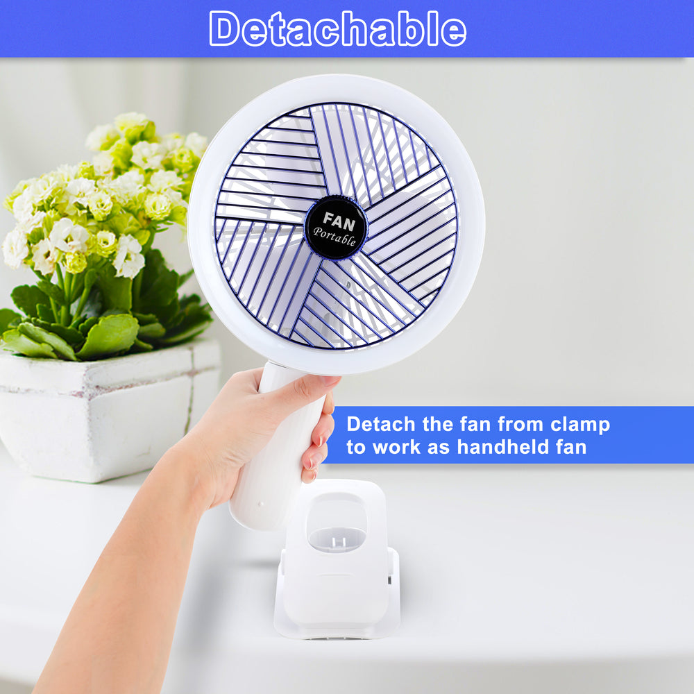 Cool Breeze Clip Fan with LED Light