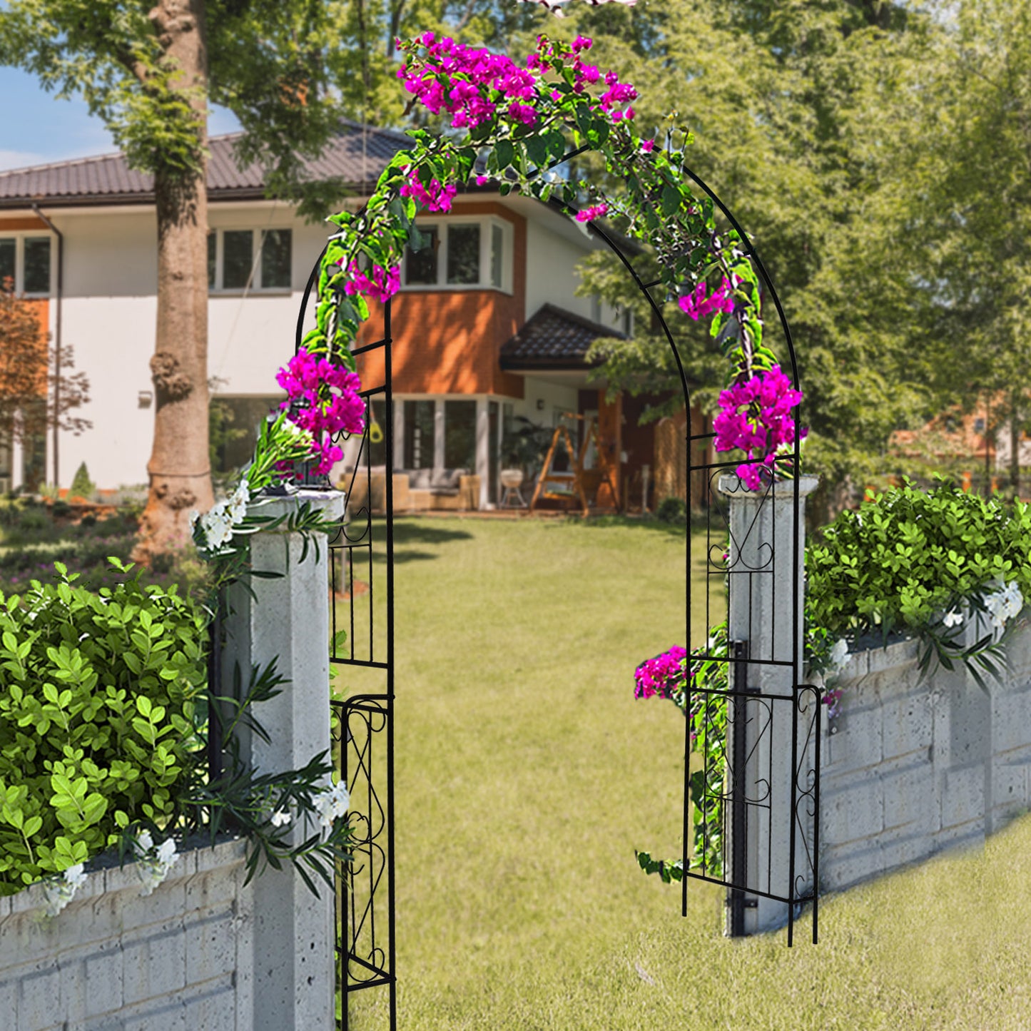 Elegant Garden Arch for Climbing Plants