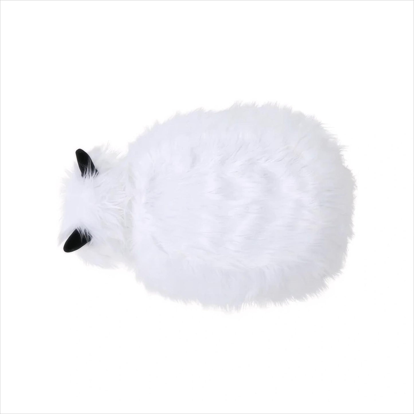 Cozy White Yak Ottoman – Fun Foot Stool for Every Space!