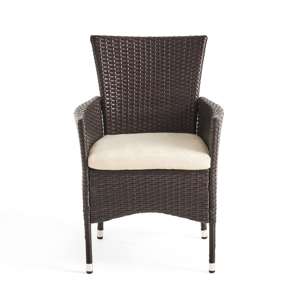 Clementine Wicker Dining Chair Duo