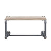 Brantley Oak & Gray Wall Rack