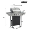 SizzleMaster 3-Burner Gas Grill