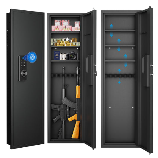 SecureWall Hidden Safe: Smart Touch Gun Storage