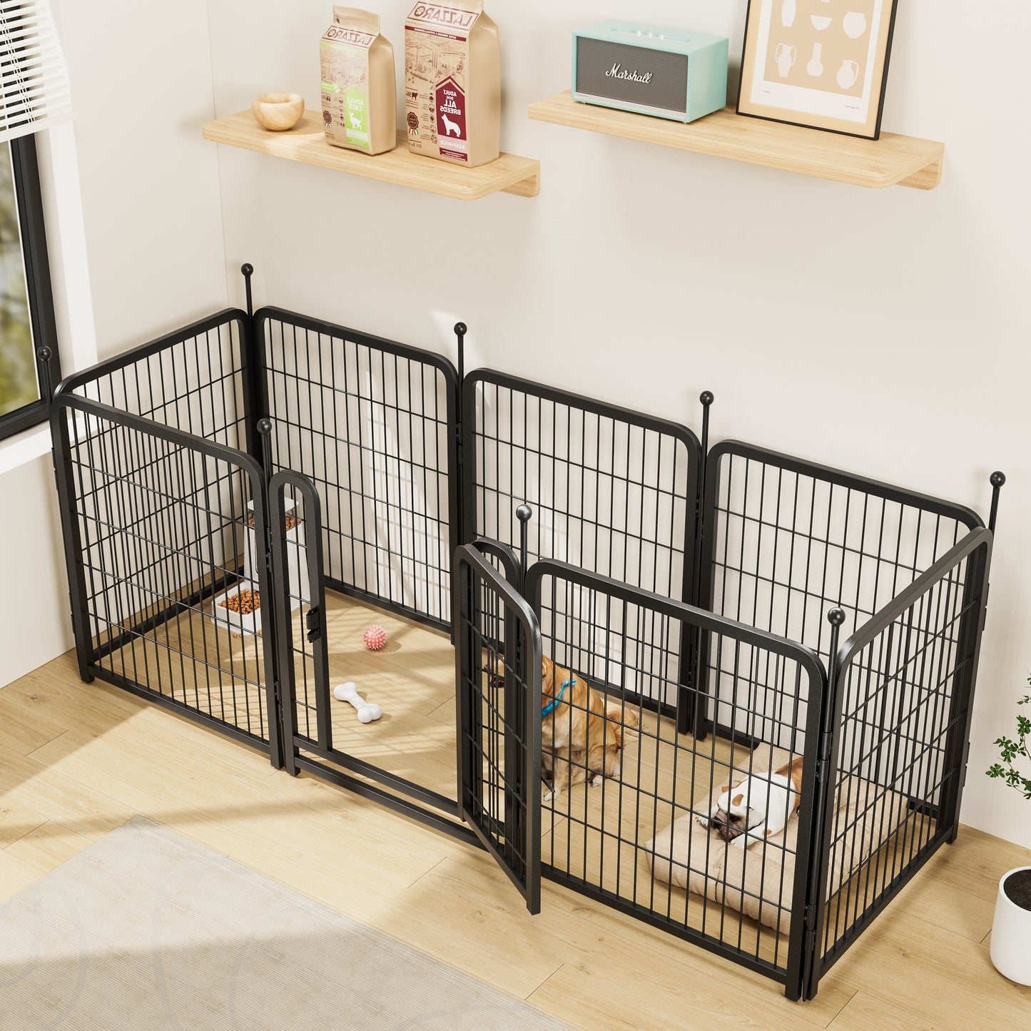 Ultimate Dog Playpen: Versatile & Sturdy Pet Exercise Space