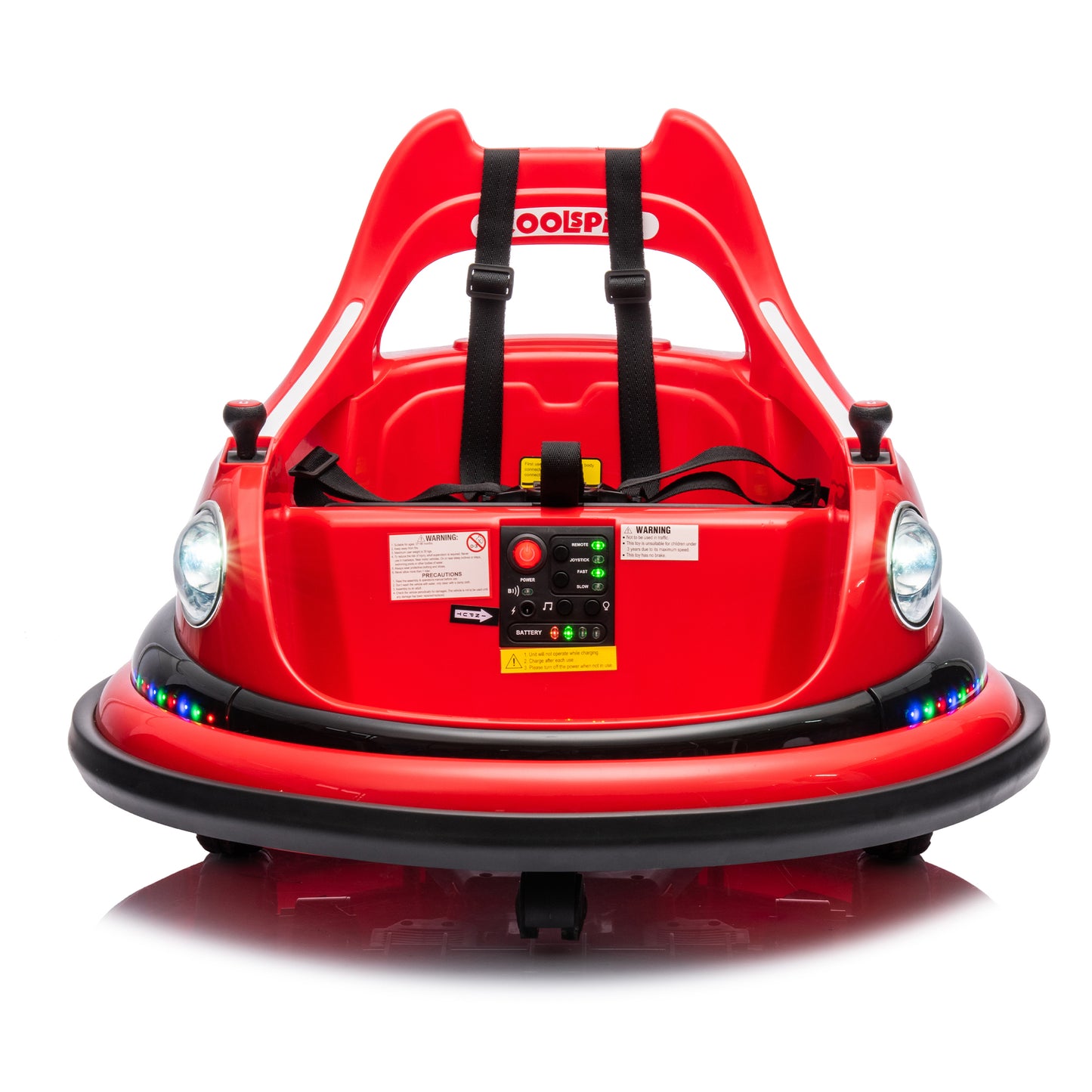 Spin & Shine Electric Bumper Car for Kids