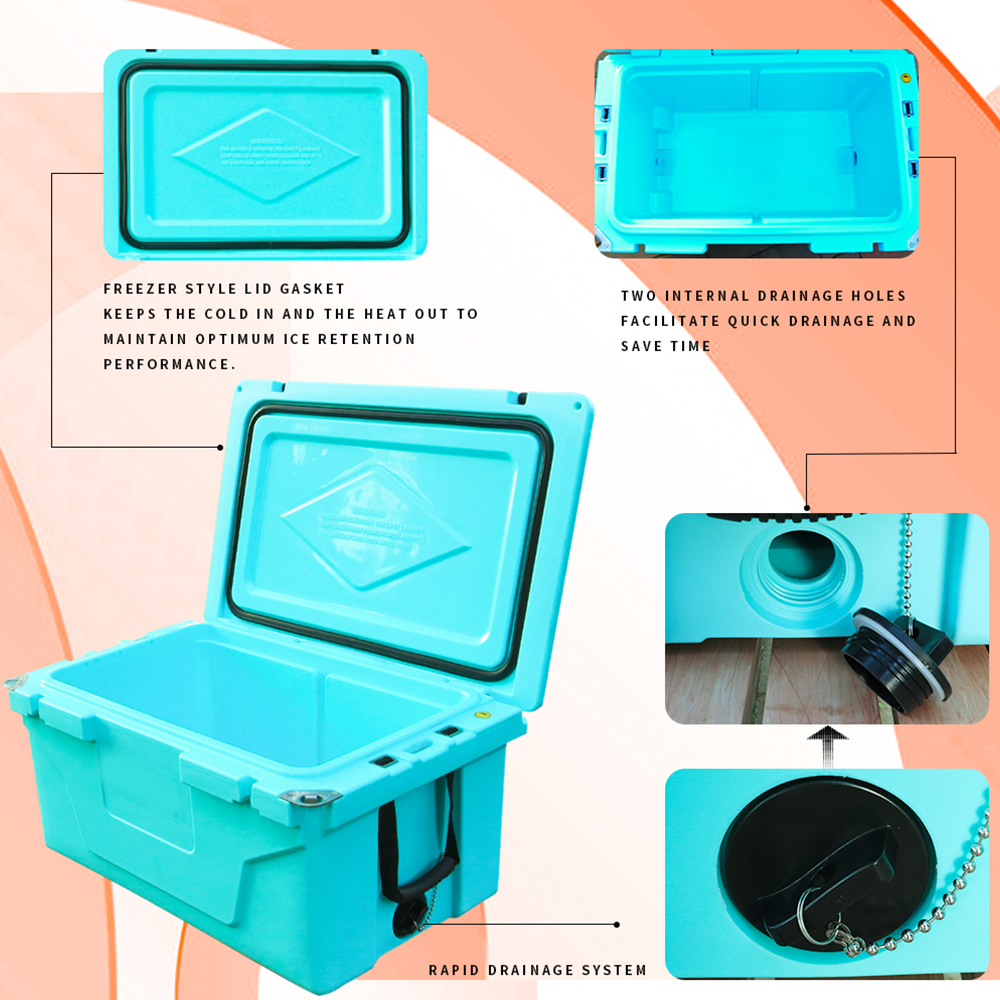 Cool Blue Camping Ice Chest