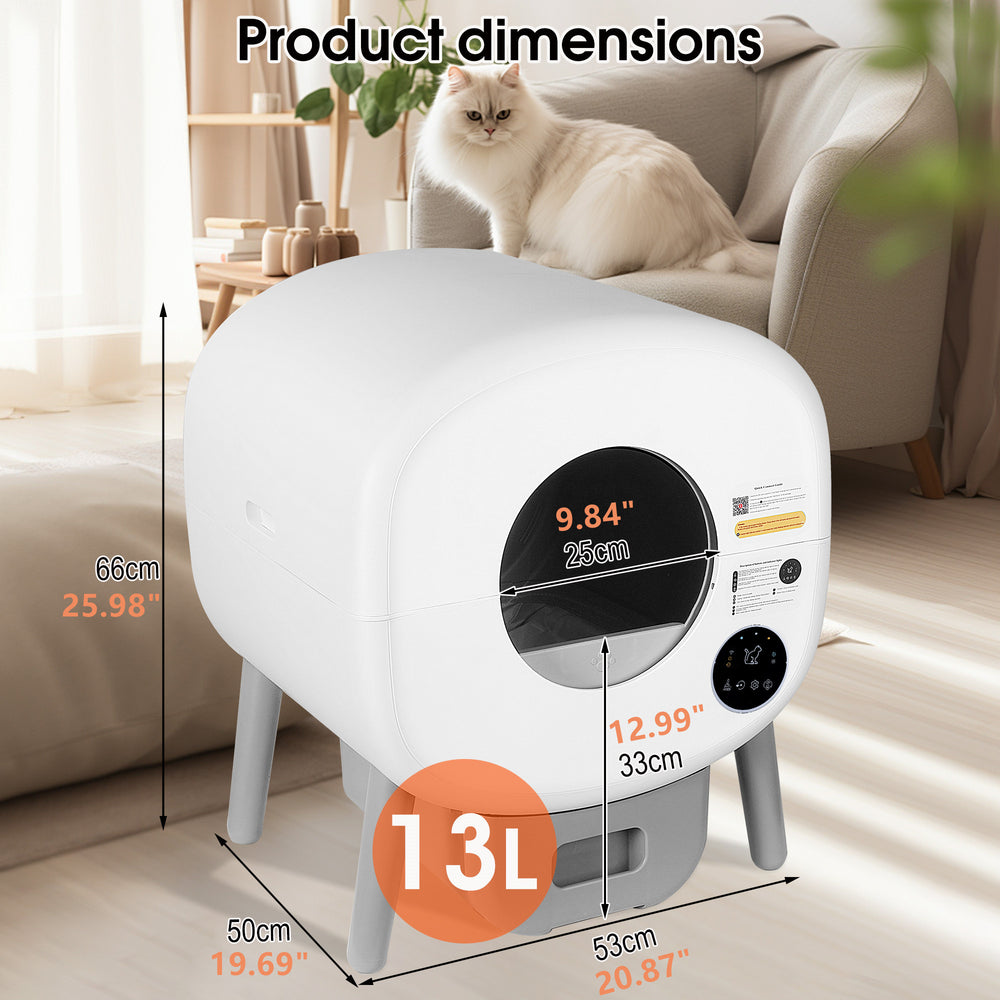 Smart Self-Cleaning Cat Litter Box