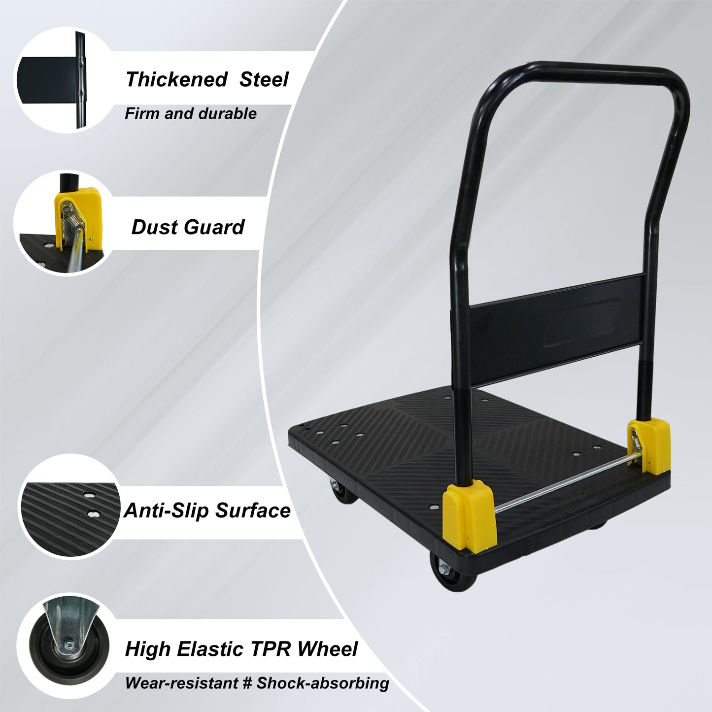 Ultimate Folding Hand Truck: Heavy-Duty Convenience!