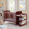 Cherry Bliss Crib and Changer Set