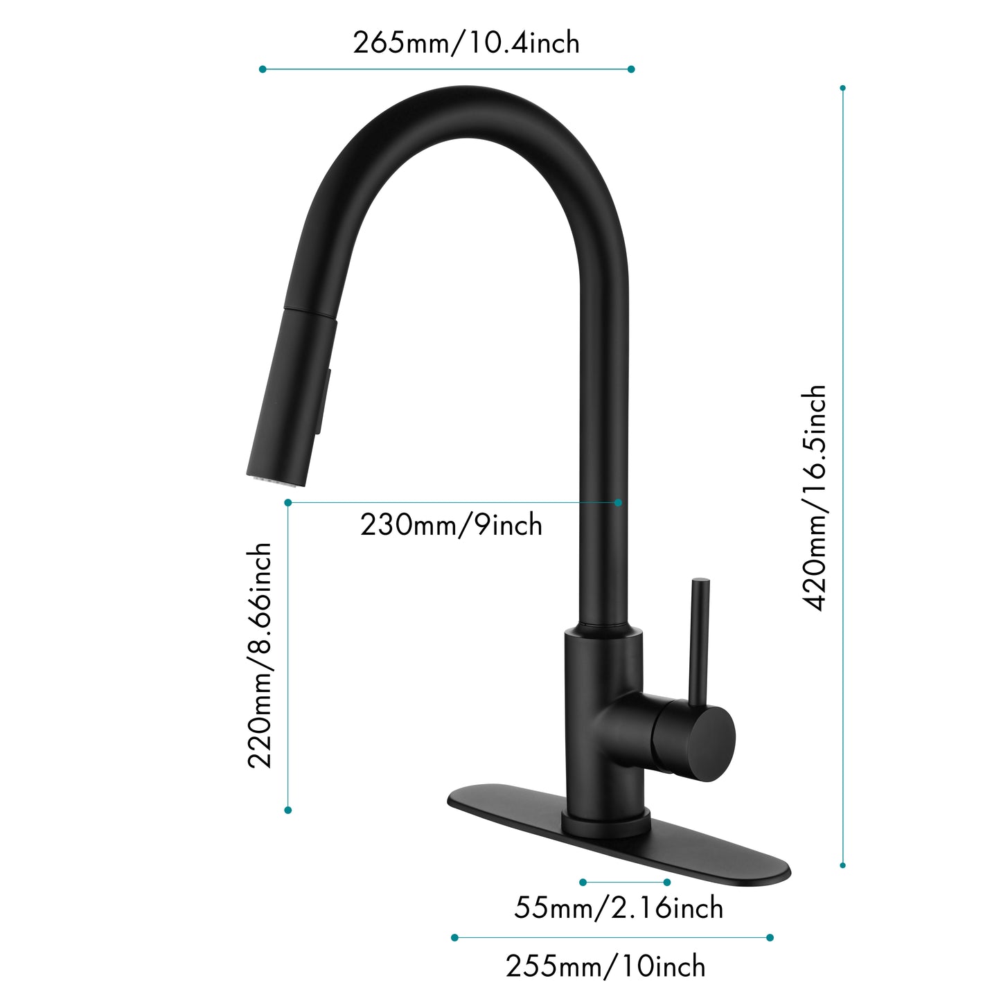 Spray & Splash Kitchen Faucet