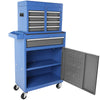 Rolling Tool Chest with Detachable Top and Locking Wheels