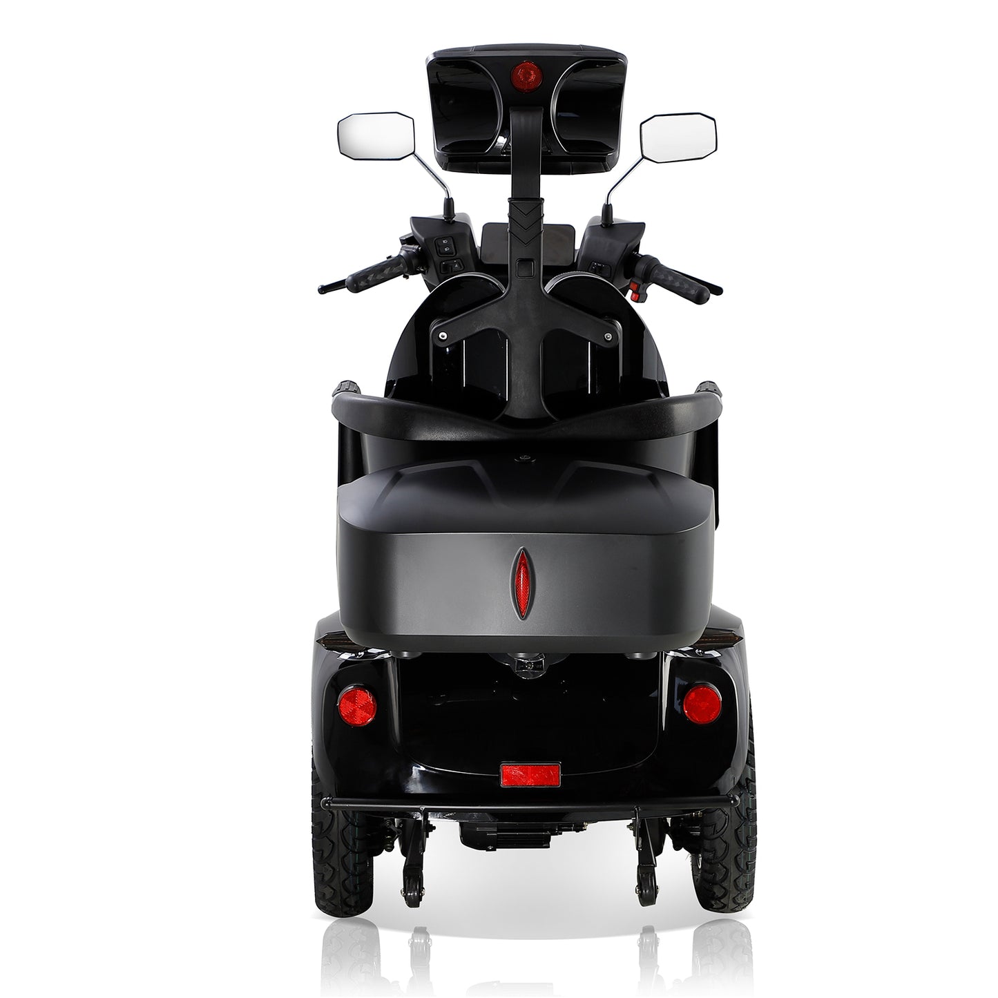 Quick Ride 4-Wheel Scooter for Adults & Seniors - Red