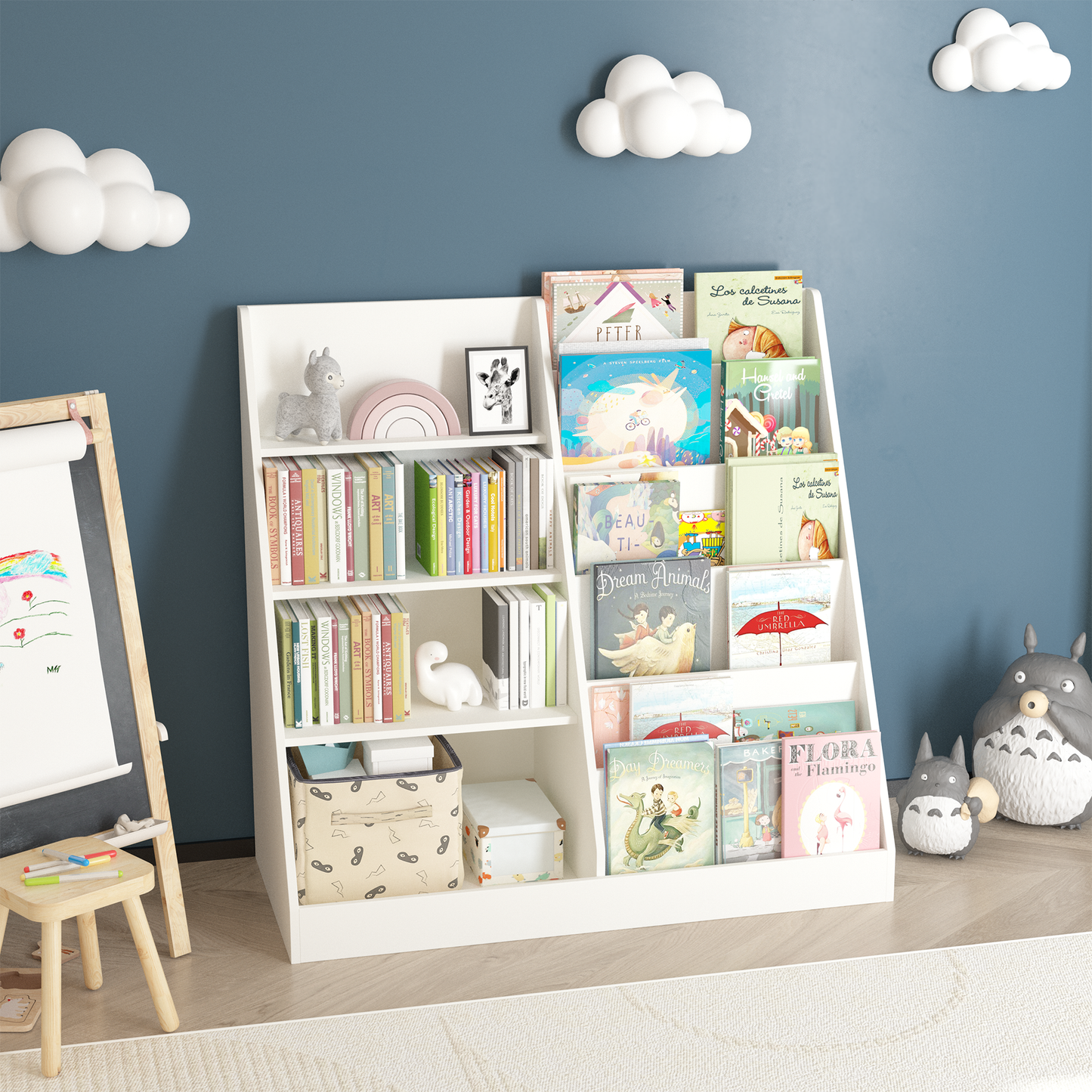 Fun & Tidy Kids Book and Toy Organizer