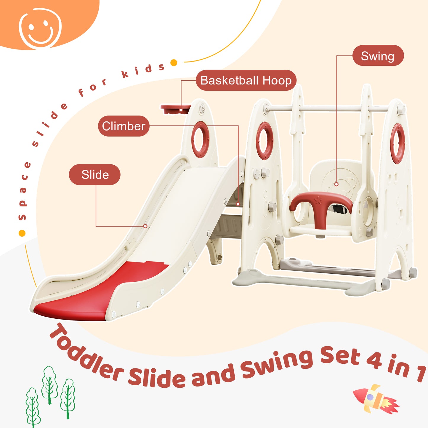 Toddler Fun Hub: Slide, Swing & Playset Combo