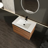 Chic Brown Bathroom Vanity Set with Resin Sink