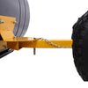 Wheeled Snow Pusher with Adjustable Handle