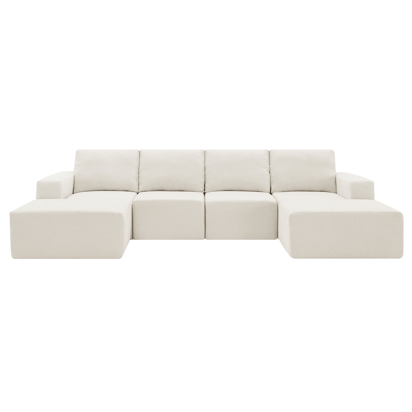 Cozy Luxe U-Shaped Sectional Sofa