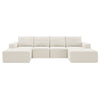 Cozy Luxe U-Shaped Sectional Sofa