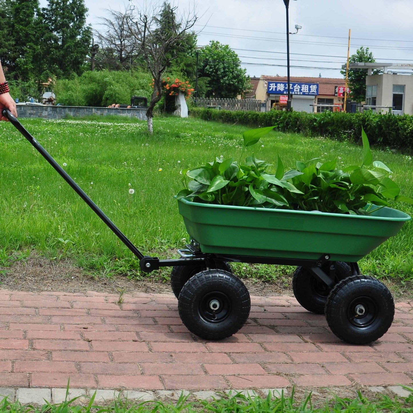 Green Glide Garden Dump Truck