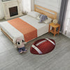 Soft Football Area Rug - Machine Washable & Stylish!