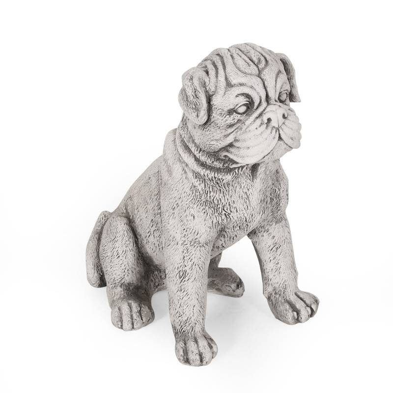 Paw-sitively Adorable Weatherproof Dog Statue