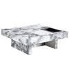 Chic Marble-Style Coffee Table