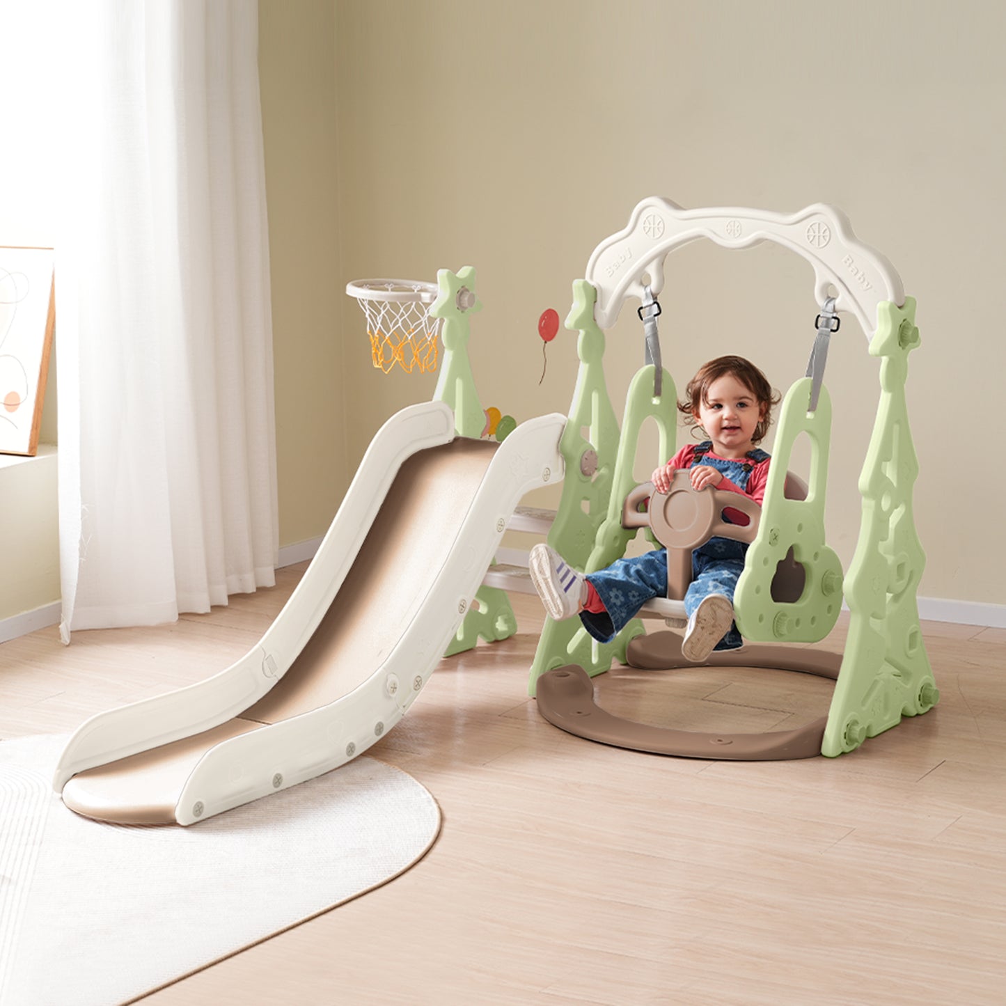 Playful Slide & Swing Adventure Set