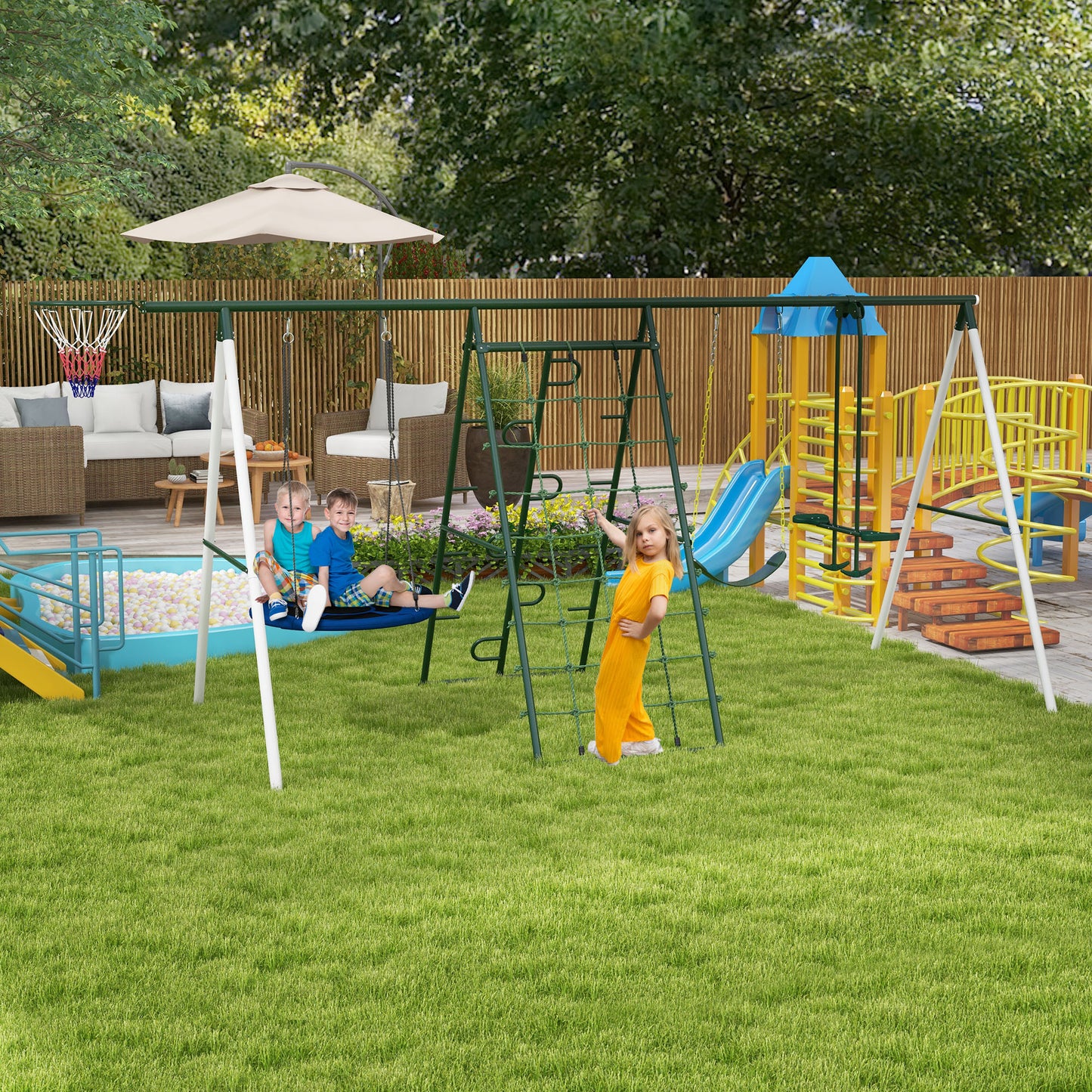 Backyard Adventure Swing Set