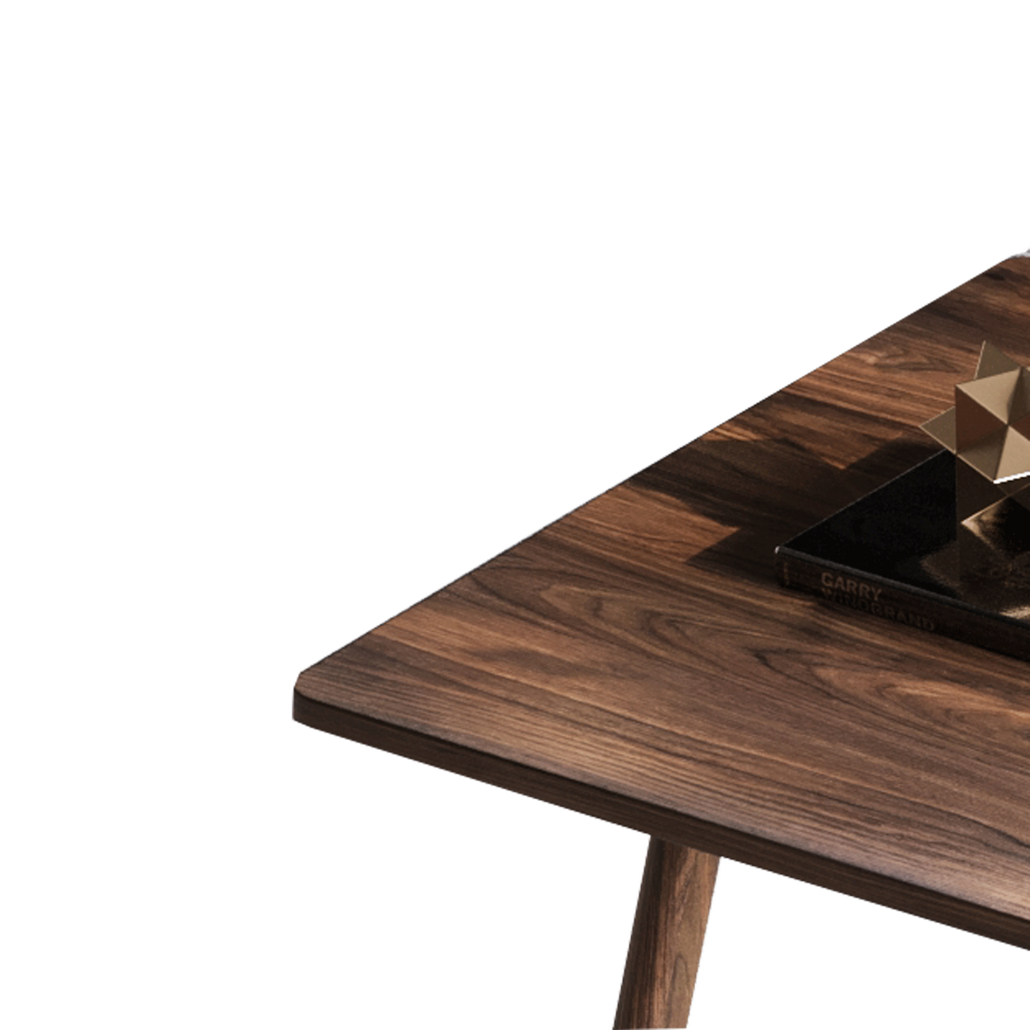 Walnut Delight: Modern Mini Dining & Desk Table