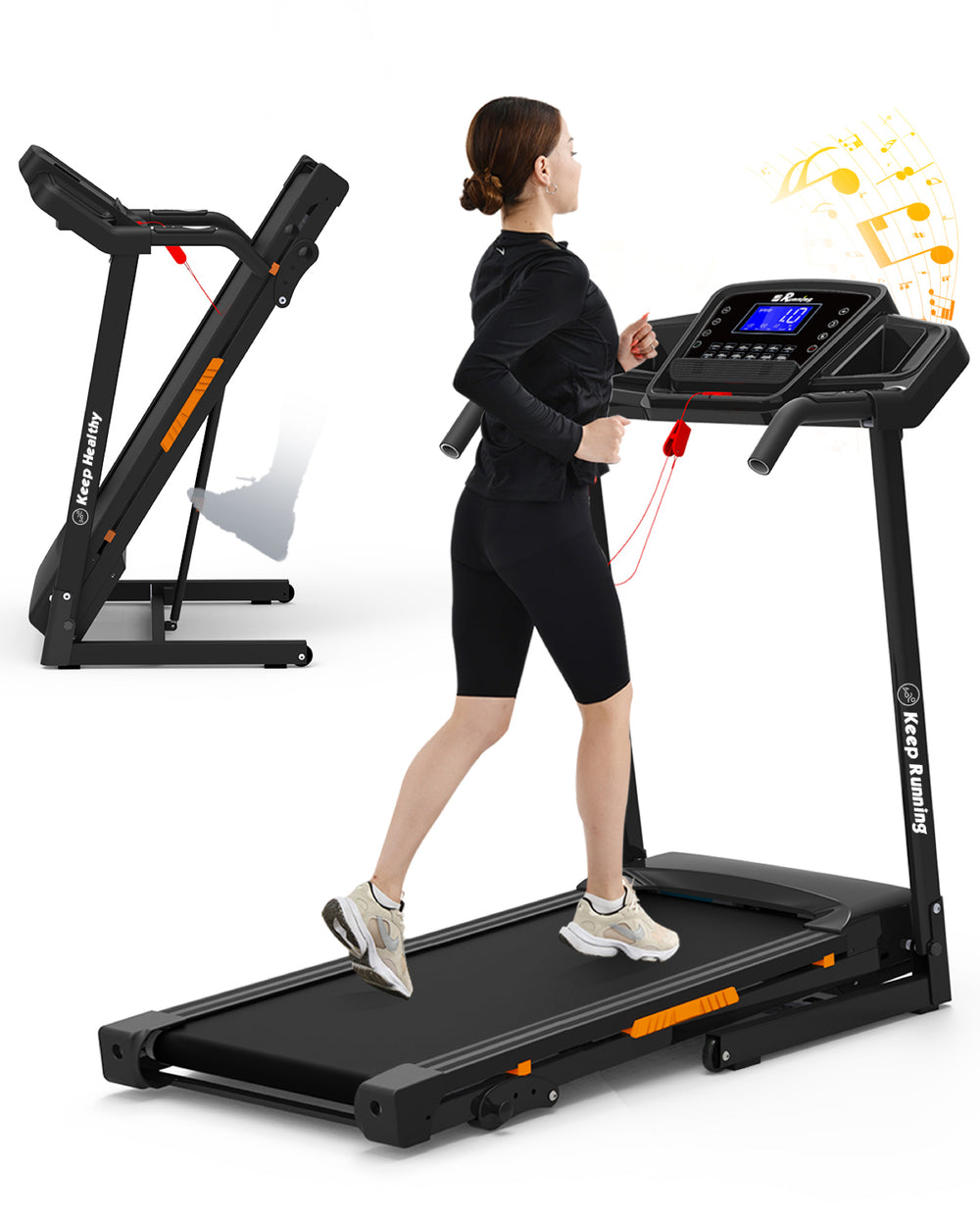 FlexFit Foldable Treadmill