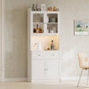 Stylish Kitchen Pantry with Lights & Charging Station