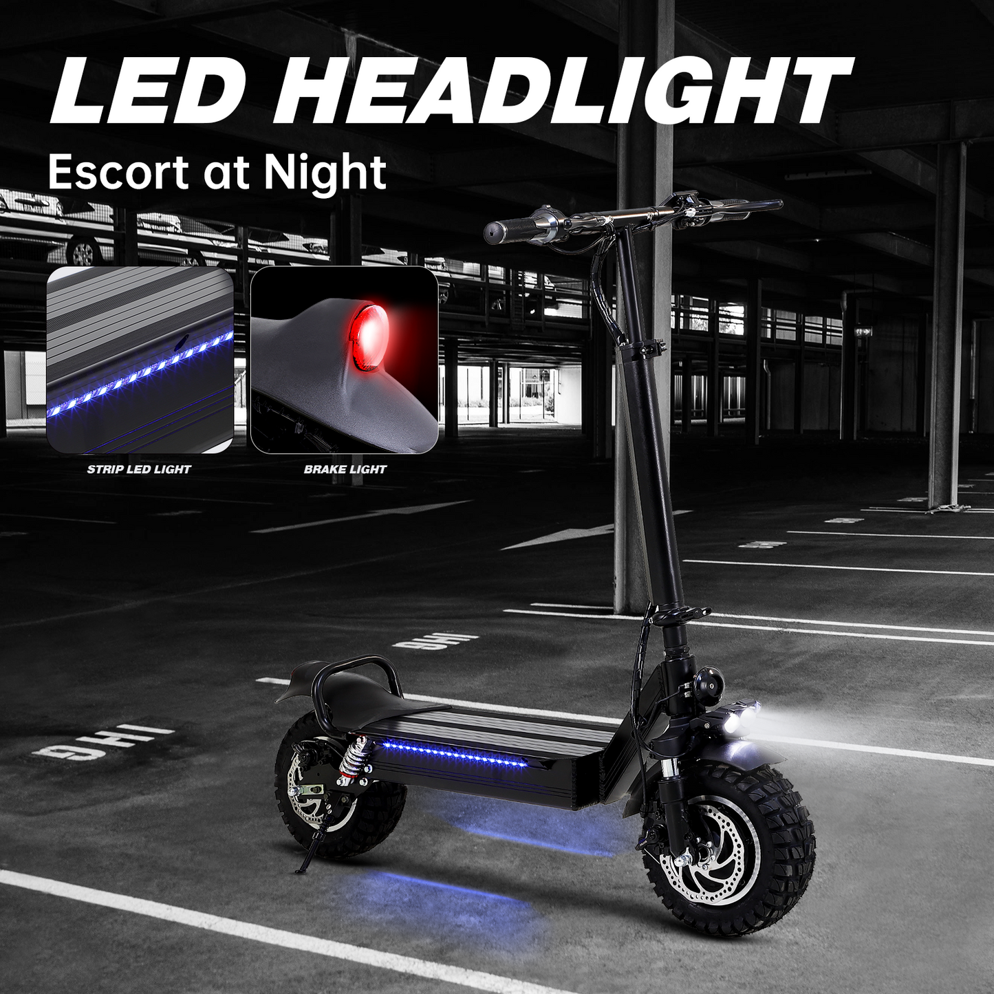 Turbo Charge Electric Scooter for Adults - Fast, Long-Range, Smart Features!