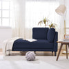 Chic Mid-Century Corner Lounge Chair - Cozy & Versatile!