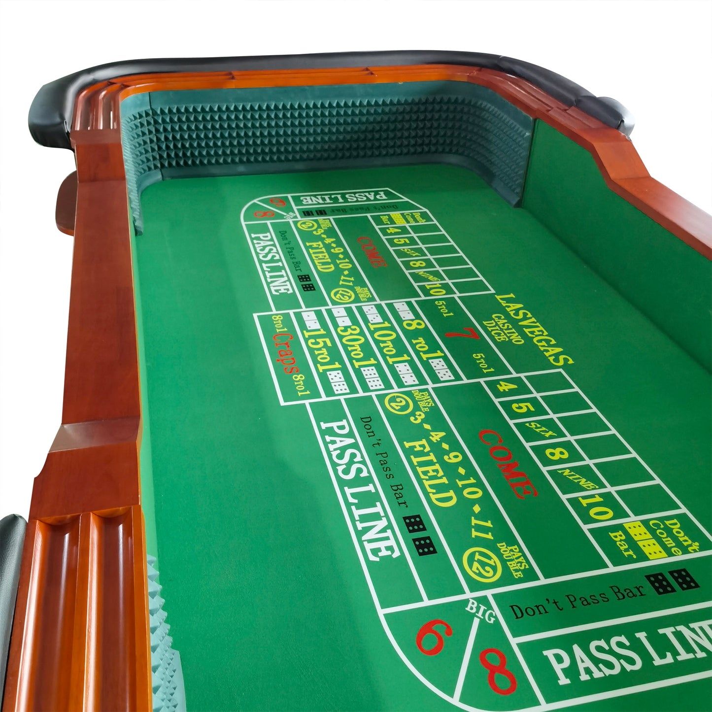 Green Classic Craps & Poker Table Game