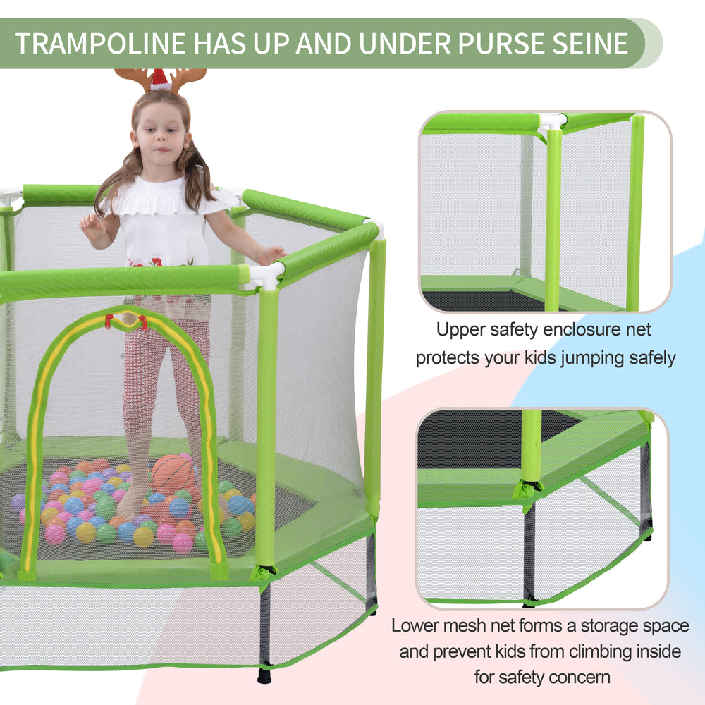 Bouncy Fun Trampoline for Kids - Safe Indoor/Outdoor Play!