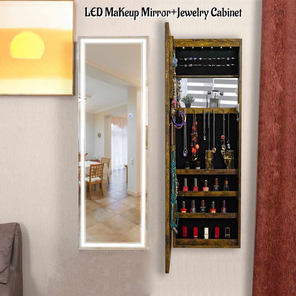 Glow & Go Jewelry Mirror Storage