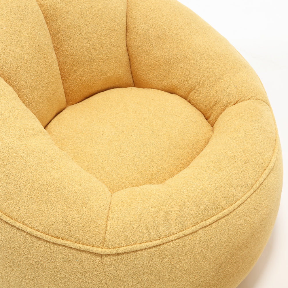 Cozy Foam Bean Bag Chair with Footrest