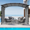 Stylish Arched Pergola with Waterproof Shade for Your Garden